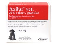 Axilur vet rakeet 22 % 10 x 10 g