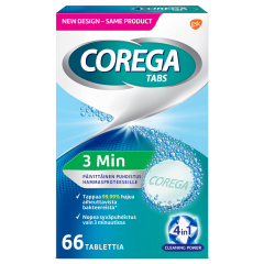 COREGA TABS 3 MIN 66 KPL