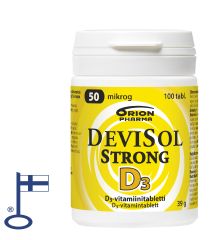 DEVISOL STRONG 50 MIKROG IMESKELYTABLETTI 100 TABL